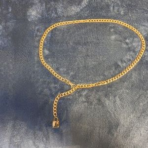 Anthropologie Chucky Gold Chain Belt